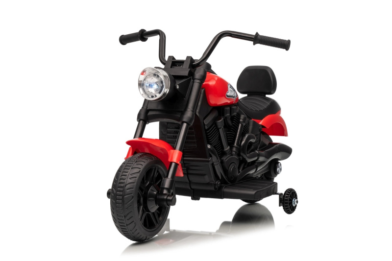 Dětská elektrická motorka STAR – červená