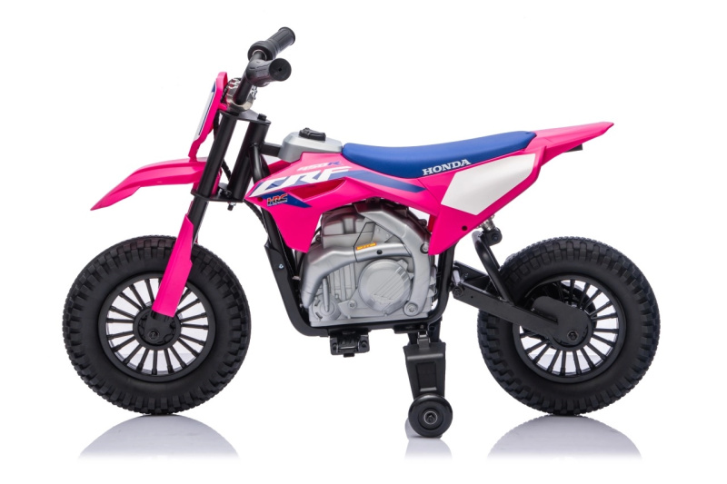 Dětská elektrická motorka HONDA CRF450R růžová