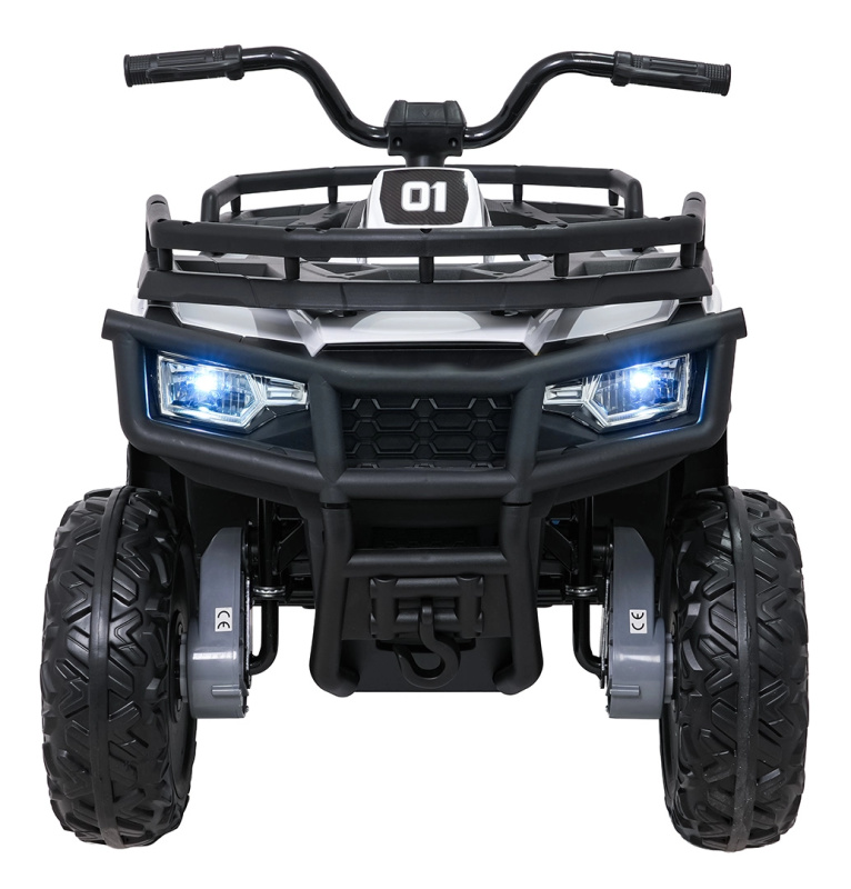 Elektrická dětská čtyřkolka WOLF 4x4, bílá