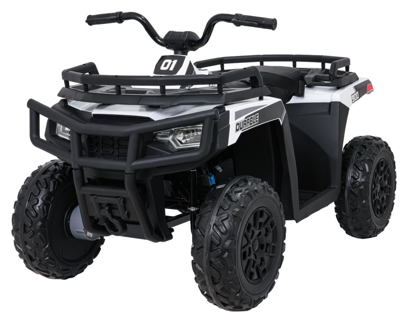 Elektrická dětská čtyřkolka WOLF 4x4, bílá