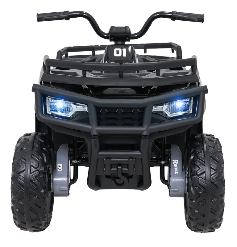 Dětský elektrický quad 4x4 wolf, černý