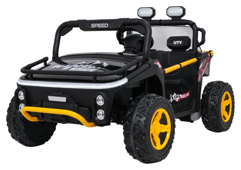 Dětské elektrické auto buggy UTV SPEED 24V, černé