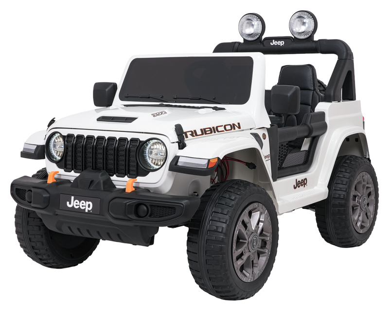 Dětské elektrické auto Jeep Wrangler Rubicon Lift – bílé