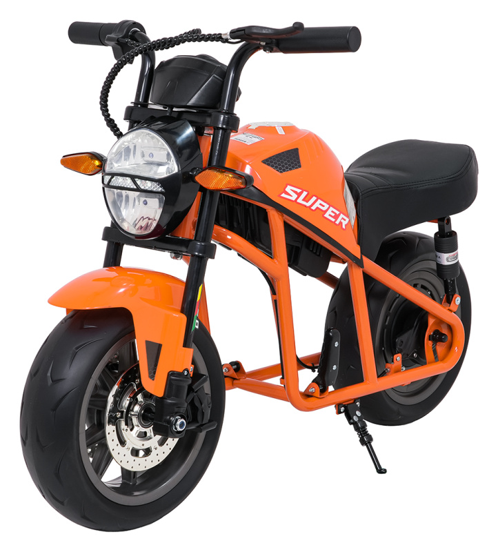 Dětská elektrická motorka SUPERMOTO oranžová