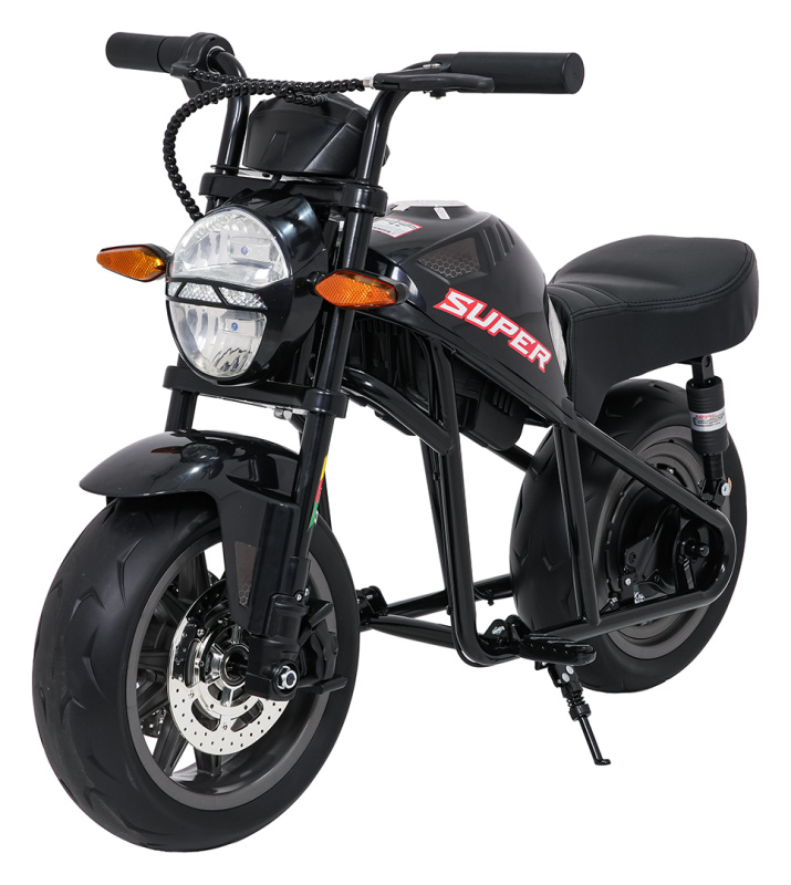 Dětská elektrická motorka SUPERMOTO černá