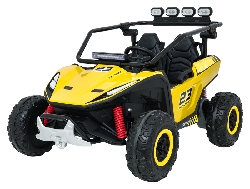 Dětská elektrická buggy Turbo 23 žlutá