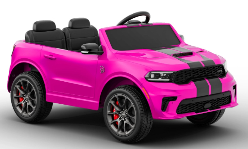 Růžové elektrické autíčko Dodge Durango pro děti