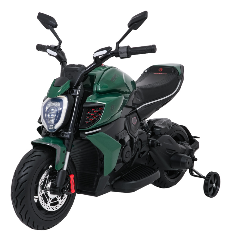 Dětská elektrická motorka DUCATI Diavel x BENTLEY zelená