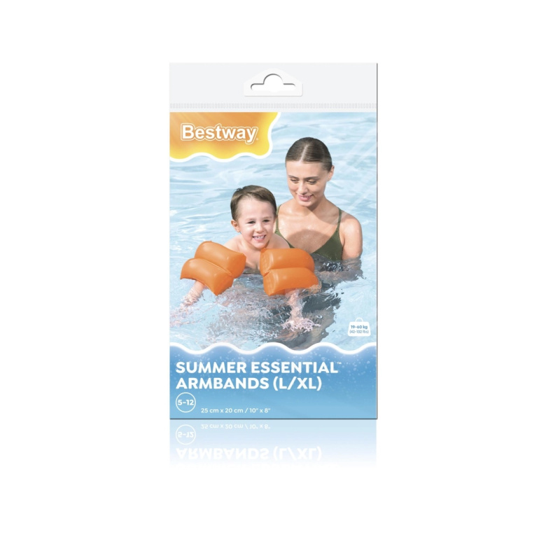 Nafukovací plavecké rukávky pro děti BESTWAY, oranžové 25 × 20 cm