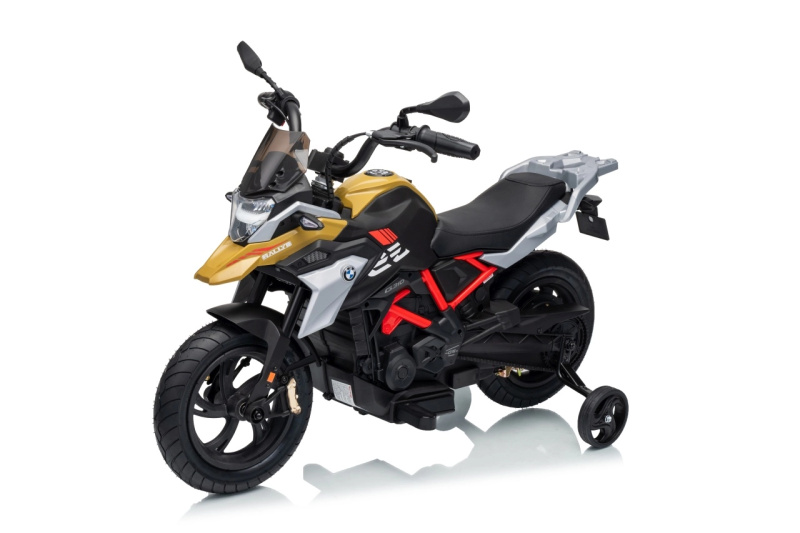 Dětská elektrická motorka BMW G310GS šampaňská - 1 kus
