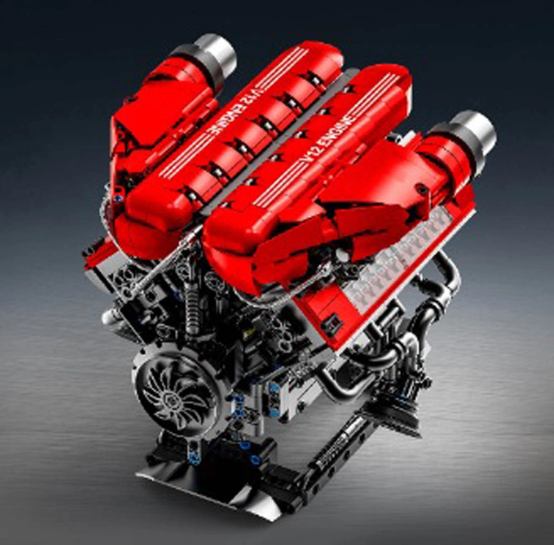 Stavebnice motoru V12, 1607 dílků