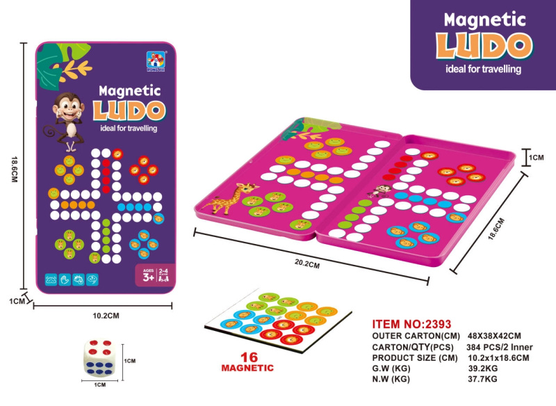 Magnetická cestovní hra Ludo