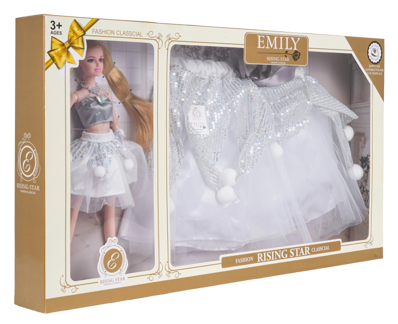 Panenka se sukní pro dítě – sladěný set pro převlékání