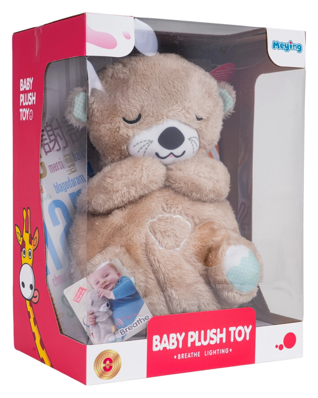 Interaktivní plyšová vydra pro miminka se světlem a zvuky