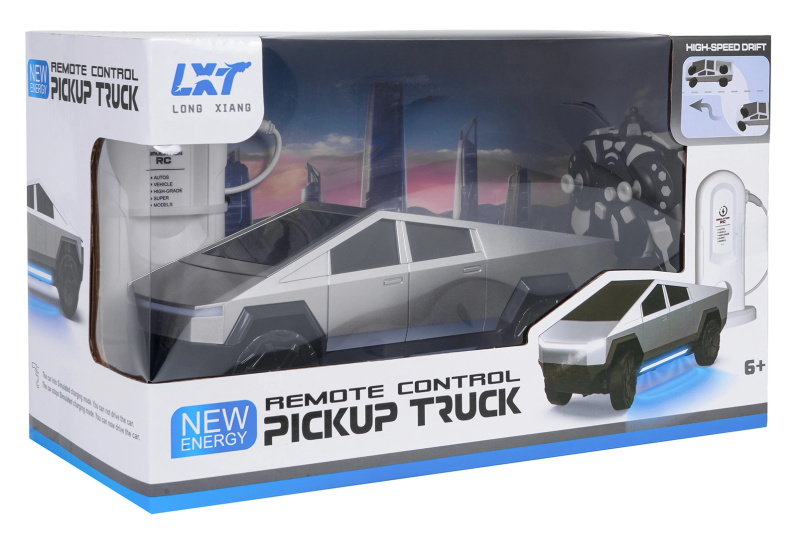 RC auto Track stříbrné se stanicí pro dobíjení