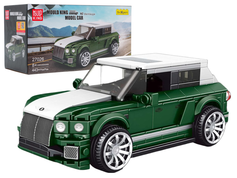 Stavebnice zelené auto 443 dílků MOULD KING