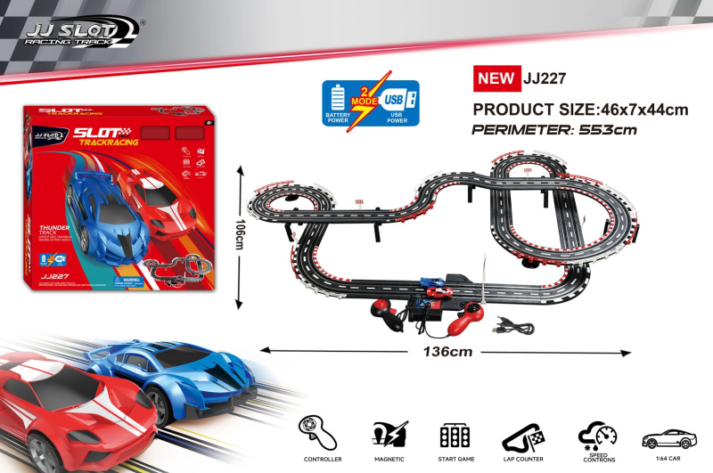 Závodní autodráha TRACK SPORT 553 cm