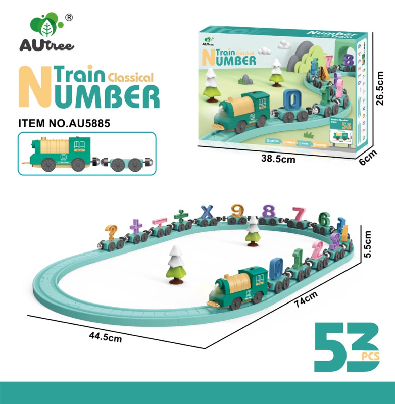 Matematický vláček – vzdělávací sada 53 dílů