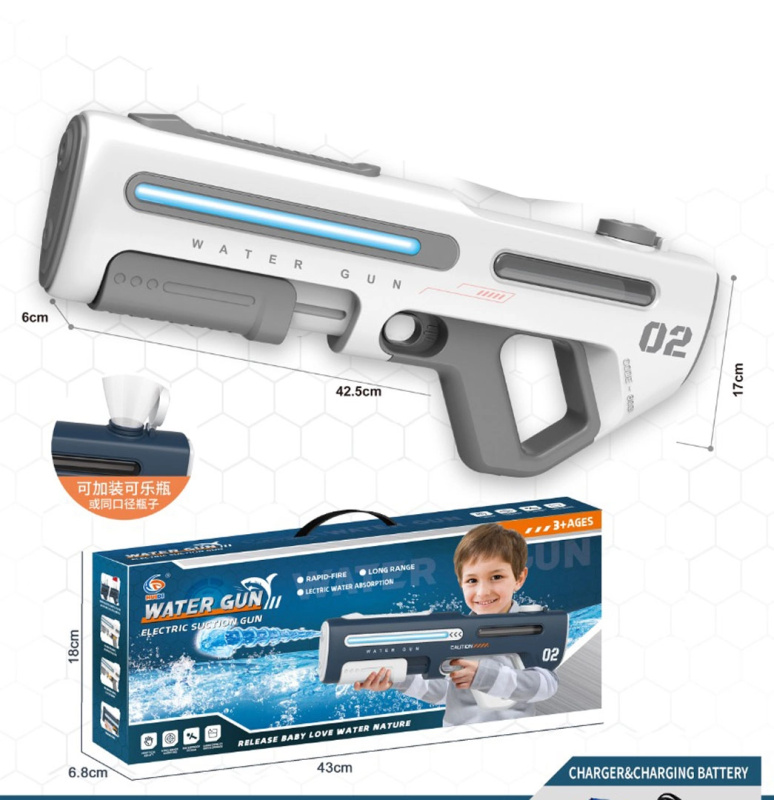 Elektrická vodní pistole bílá