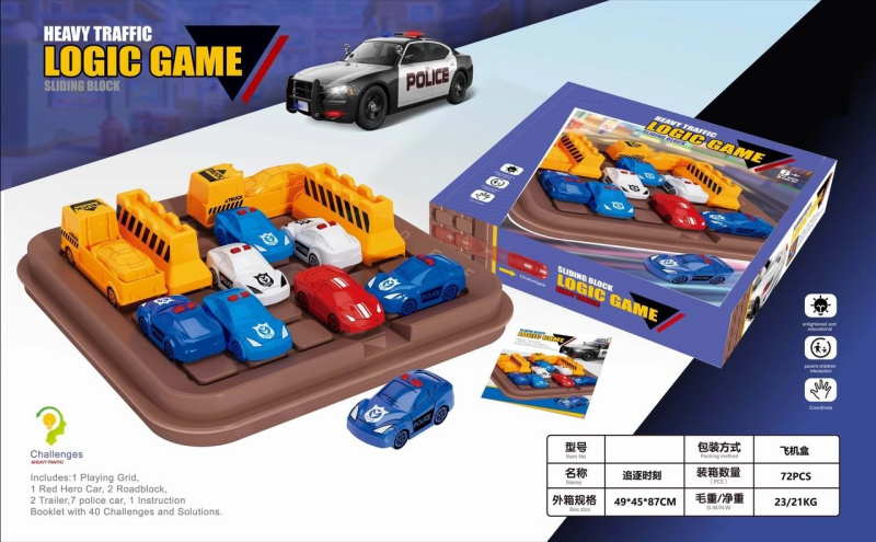 Logická hra Traffic – logické hlavolamy pro děti