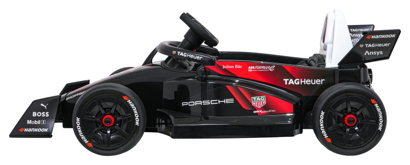 dětské elektrické auto formula e porsche – červené