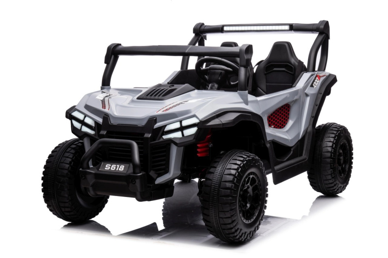 Dětské elektrické auto buggy Gravity 4x4 – šedé