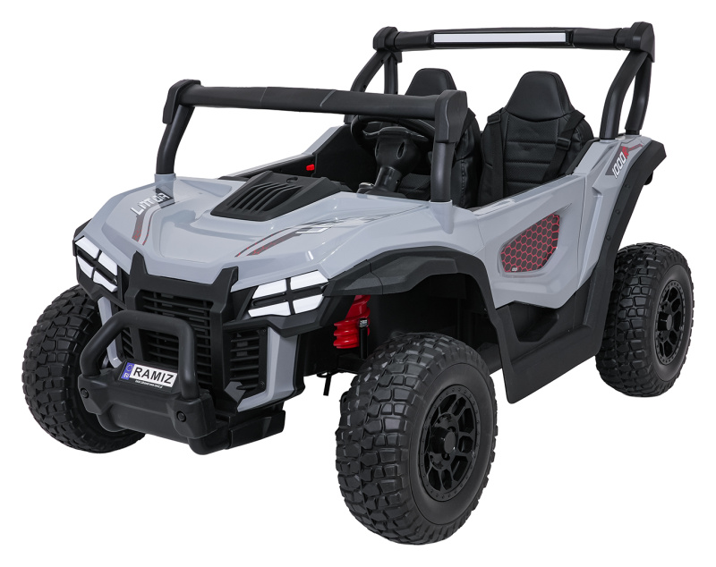 Dětské elektrické auto buggy Gravity 4x4 – šedé