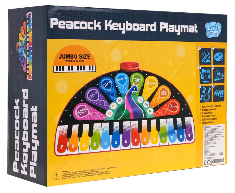 RKToys Hudební podložka Peacock