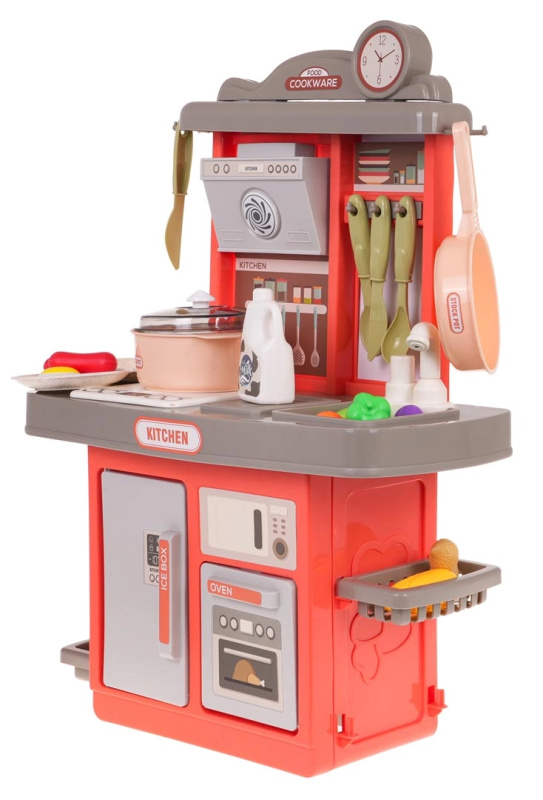 Majlo Toys Dětská mini kuchyňka se zvuky House Kitchen růžová