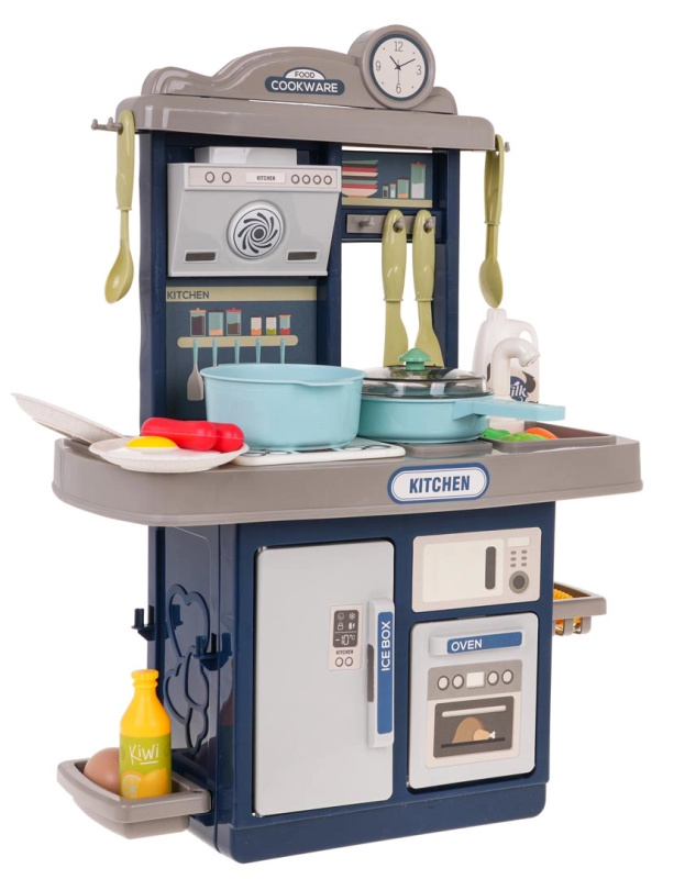 Majlo Toys Dětská mini kuchyňka se zvuky House Kitchen modrá