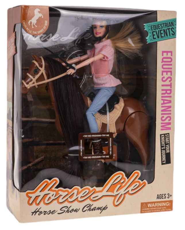 RKToys Sada Panenka s Koněm Horese Life