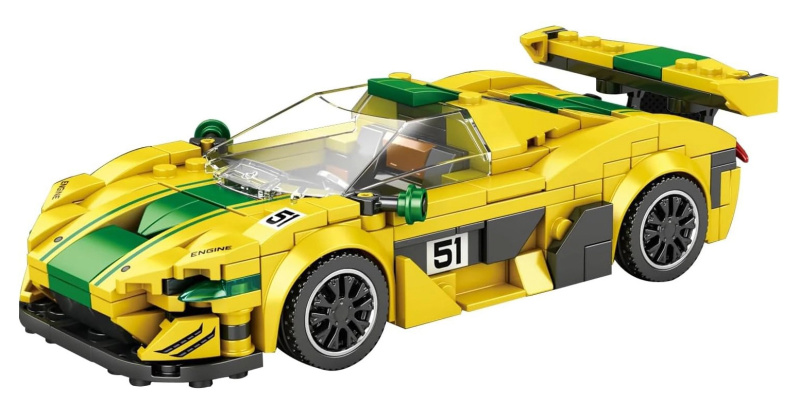 Stavebnice Reobrix 677 Sportovní auto 368 dílků