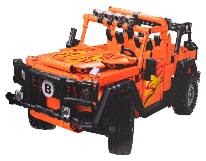 Červená sada terénních autíček R/C 790el.