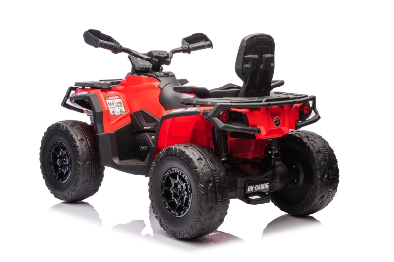 KidVolt CAN-AM Outlander s dálkovým ovládáním ervená