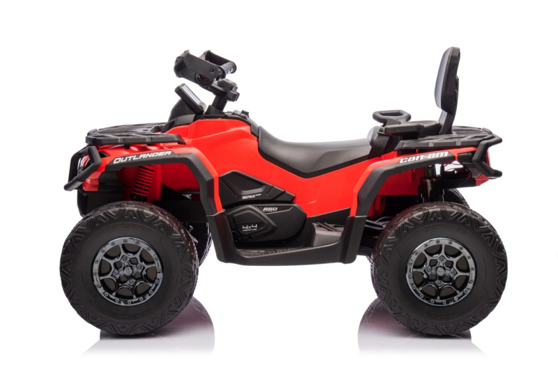 Dětská elektrická čtyřkolka Can-Am Outlander ATV 4x200W červená