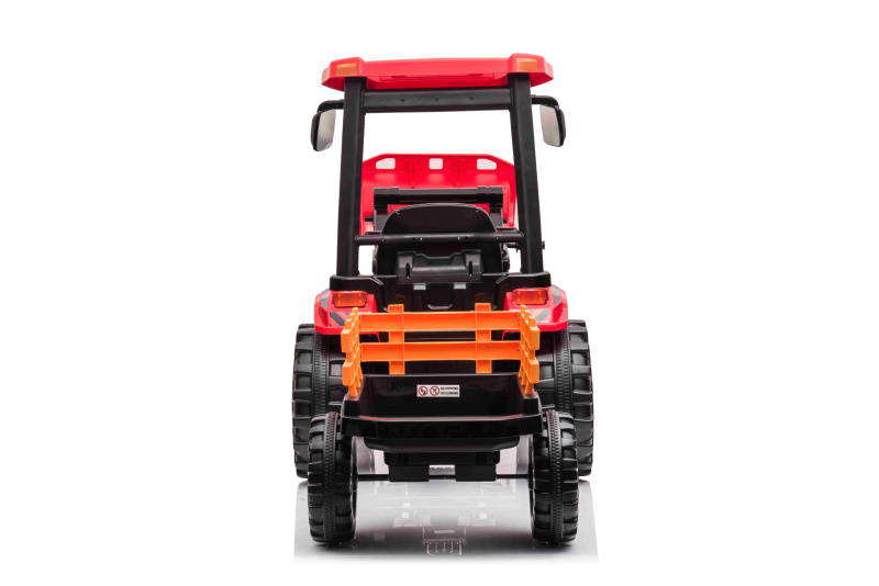 Dětský traktor s přívěsem červený MEGA D68