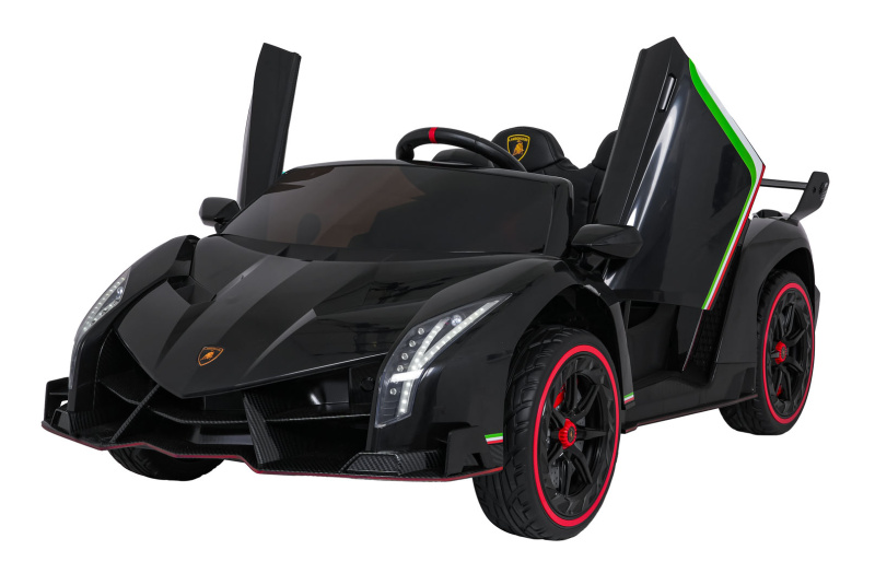 Černé dětské auto Lamborghini Veneno