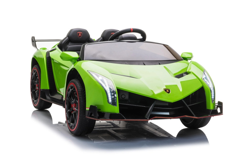 Zelené auto Lamborghini Veneno pro děti