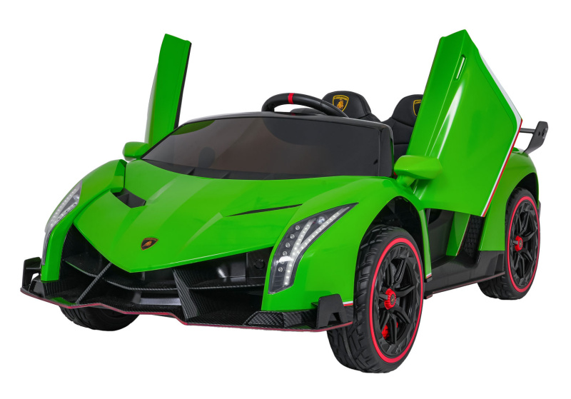 Zelené auto Lamborghini Veneno pro děti