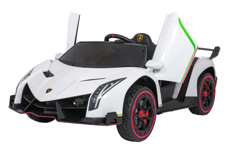 Lamborghini Veneno dětský elektrický vůz bílý
