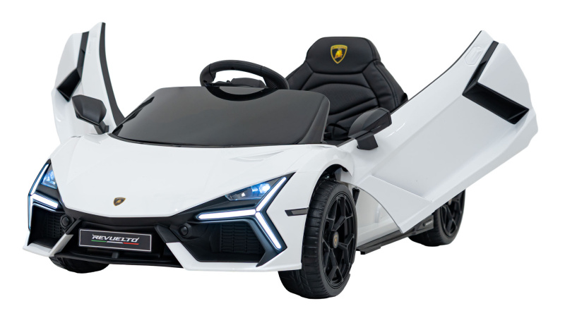 Dětský elektrický vůz Lamborghini Revuelto bílý