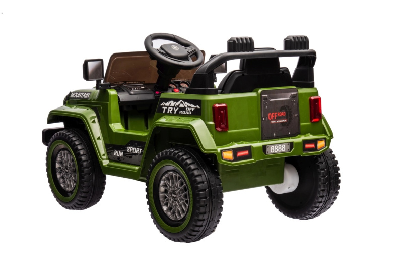 Dětské auto na dálkové ovládání off road zelené