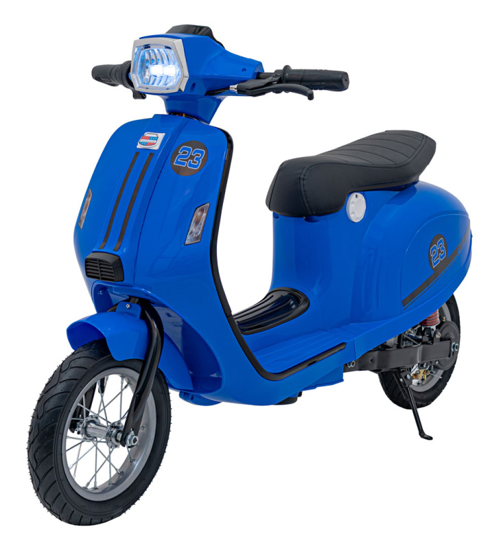 Retro skútr modrý