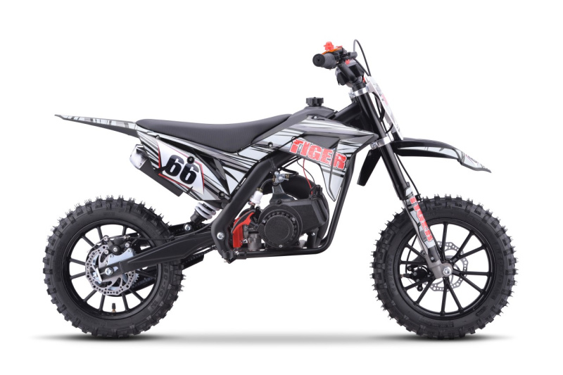 Spalovací motocykl Tiger 49cc černý