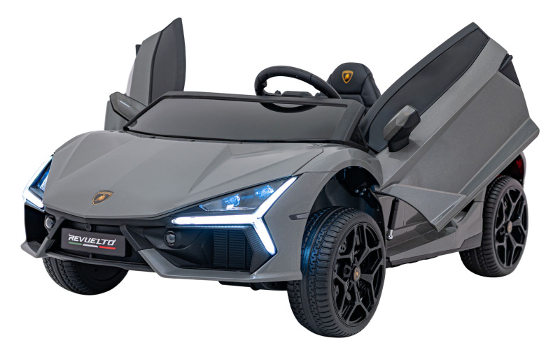 Elektrické auto Lamborghini Revuelto XL šedé