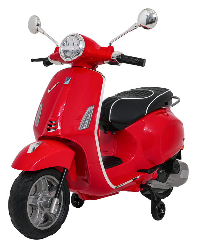 Dětský elektrický skútr VESPA ROMA – červený