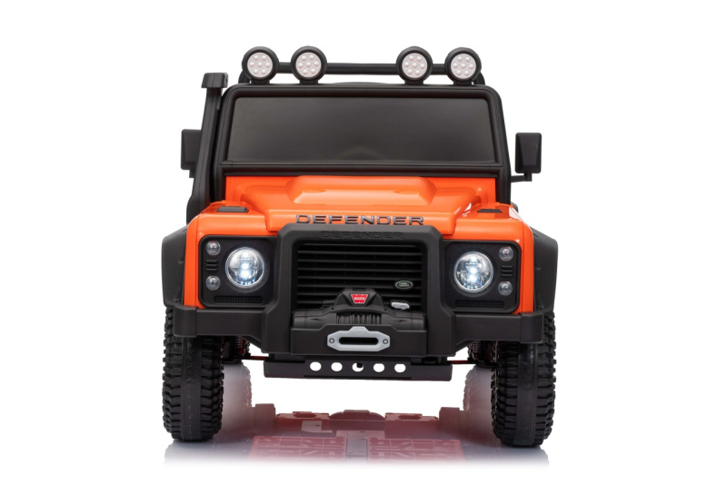 Dětský elektrický vůz Land Rover Defender 110 Svx Concept oranžový