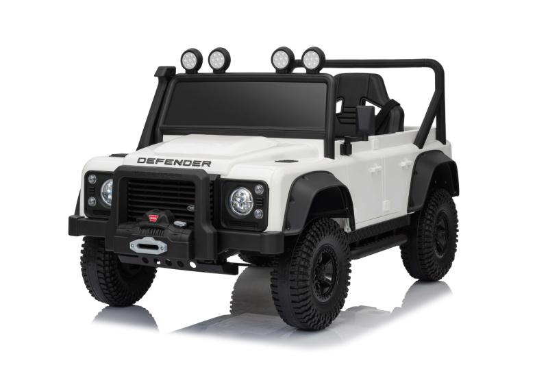 Elektromobil Land Rover Defender 110 SVX Concept bílý