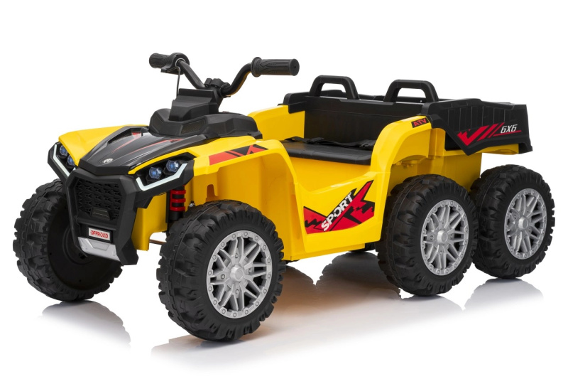 Žlutý sportovní dětský čtyřkolka TX ATV