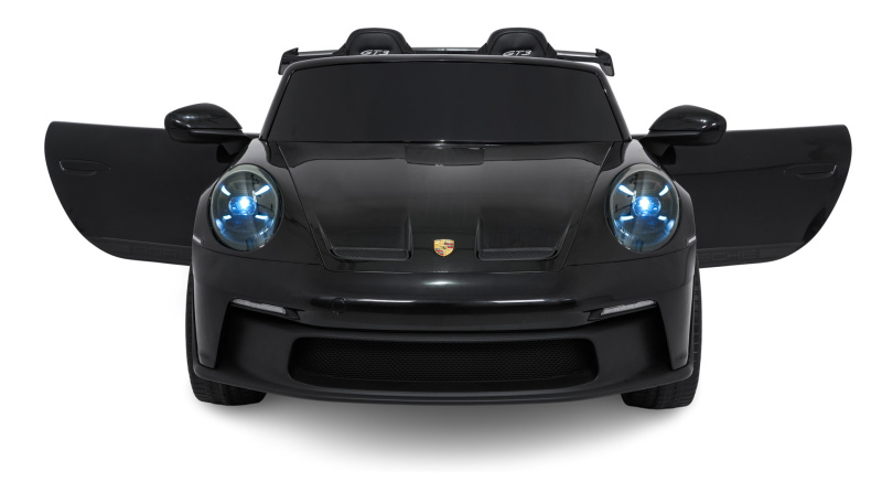 Dětské elektrické autíčko PORSCHE 911 GT3 černé s panelem MP4